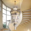 DecorBites™ Crystal Chandelier: Luxury Lighting for Living Room, Villa, Exhibition Hall