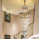 DecorBites™ Crystal Chandelier: Luxury Lighting for Living Room, Villa, Exhibition Hall