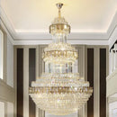 Luxury gold decorbites crystal chandelier for hotel and villa dining room
