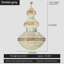 Luxury gold decorbites crystal chandelier for hotel and villa dining room
