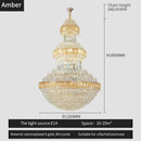 Luxury gold decorbites crystal chandelier for hotel and villa dining room