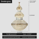 Luxury gold decorbites crystal chandelier for hotel and villa dining room