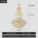 Luxury gold decorbites crystal chandelier for hotel and villa dining room