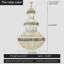 Luxury gold decorbites crystal chandelier for hotel and villa dining room