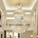 Luxury gold decorbites crystal chandelier for hotel and villa dining room