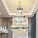 Luxury gold decorbites crystal chandelier for hotel and villa dining room