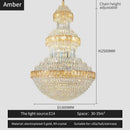 Luxury gold decorbites crystal chandelier for hotel and villa dining room