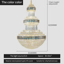 Luxury gold decorbites crystal chandelier for hotel and villa dining room