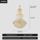 Luxury gold decorbites crystal chandelier for hotel and villa dining room
