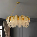 Luxury gold decorbites crystal chandelier living room pendant light