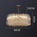 DecorBites™ Crystal Chandelier, Luxury Living Room & Bedroom Pendant Light