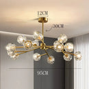 DecorBites™ Crystal Chandelier: Luxury Living Room & Dining Room Ceiling Light