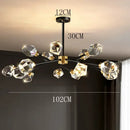 Luxury gold decorbites crystal chandelier for dining room