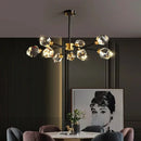 Luxury gold decorbites crystal chandelier for dining room