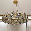 DecorBites™ Crystal Chandelier | Luxury Living Room Dining Light | Modern Ceiling Lamp