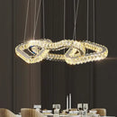 Modern gold decorbites crystal chandelier living room pendant light