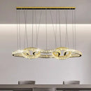 Modern gold decorbites crystal chandelier living room pendant light