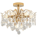Luxury gold decorbites crystal chandelier for living room