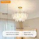 DecorBites™ Crystal Chandelier: Luxury Living Room Lighting for Elegant Home Decor
