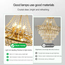 Modern gold decorbites crystal chandelier for villa living room
