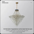 Modern gold decorbites crystal chandelier for villa living room