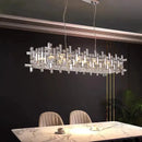 DecorBites™ Crystal Chandelier: Luxury Modern Lighting for Living Room, Dining Room, Office, Villa