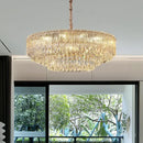 Modern gold decorbites crystal chandelier for dining room
