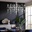 DecorBites™ Crystal Chandelier: Luxury Modern Starry Ceiling Light for Living Room, Bedroom, Restaurant