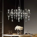 DecorBites™ Crystal Chandelier: Luxury Modern Starry Ceiling Light for Living Room, Bedroom, Restaurant