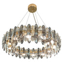 Luxury nordic gold decorbites crystal chandelier for living room