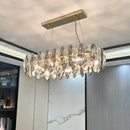 Luxury nordic gold decorbites crystal chandelier for living room