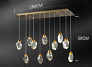 Modern gold decorbites crystal chandelier for dining room