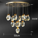 Modern gold decorbites crystal chandelier for dining room