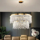 Luxury gold decorbites crystal chandelier for dining room