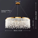 Luxury gold decorbites crystal chandelier for dining room