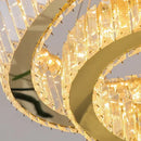 DecorBites™ Crystal Chandelier: Luxury Pendant Lighting for Living Room, Staircase & Ceiling