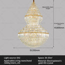 Modern gold decorbites crystal chandelier living room lighting