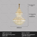 Modern gold decorbites crystal chandelier living room lighting