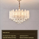 DecorBites™ Crystal Chandelier: Modern Elegance for Living Room, Bedroom - High-End Luxury Lighting