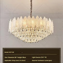 DecorBites™ Crystal Chandelier: Modern Elegance for Living Room, Bedroom - High-End Luxury Lighting