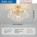 DecorBites™ Crystal Chandelier: Modern Elegance for Stylish Living Spaces