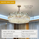 Modern black decorbites crystal chandelier for living room