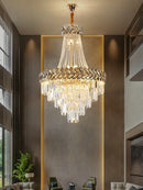 Modern gold luxury decorbites crystal chandelier living room light