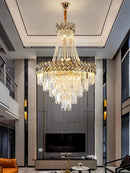 Modern gold luxury decorbites crystal chandelier living room light