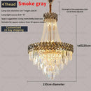 Modern gold luxury decorbites crystal chandelier living room light
