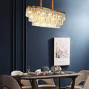 Modern gold decorbites crystal chandelier for dining room