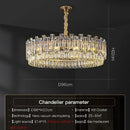 Modern gold decorbites crystal chandelier for living room