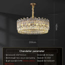 Modern gold decorbites crystal chandelier for living room