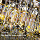 Modern gold decorbites crystal chandelier for living room