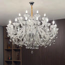 Decorbites crystal chandelier living room teardrop glass pendant light